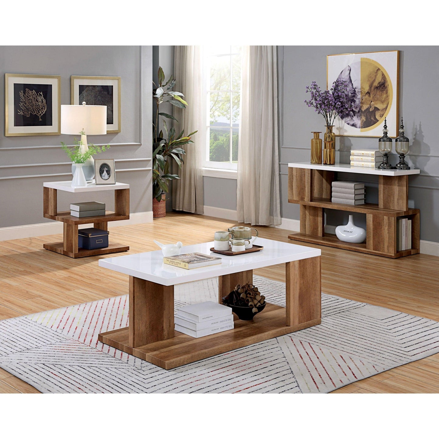 Furniture of America Majken FOA4496C Coffee Table IMAGE 3