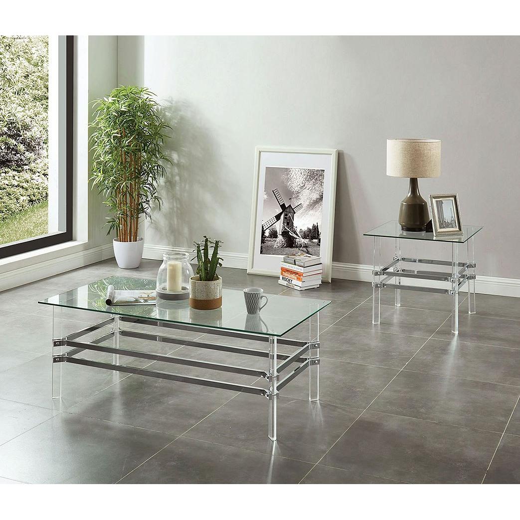 Furniture of America Trofa Coffee Table CM4351C IMAGE 2