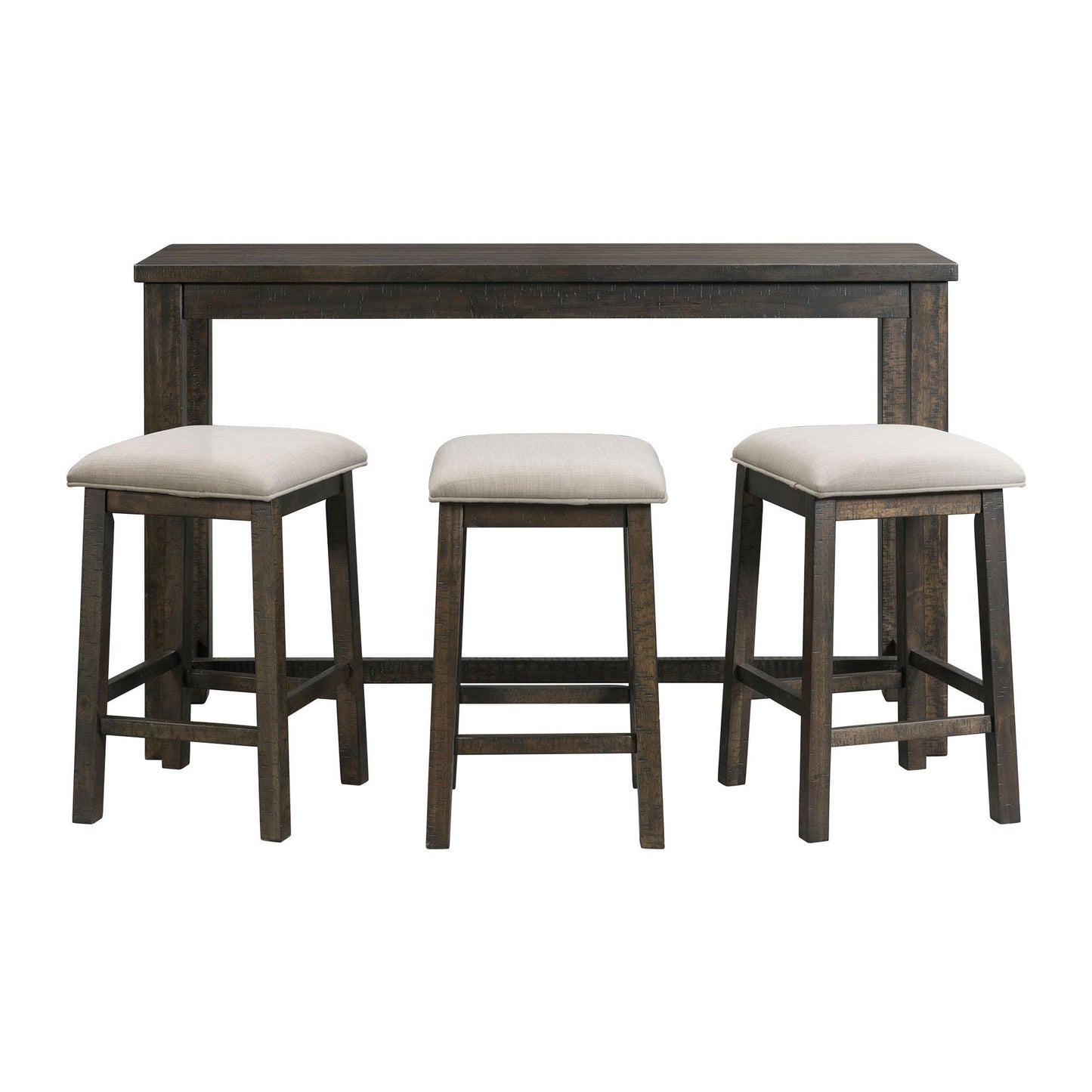 Elements International Stone 4 pc Counter Height Dinette IMAGE 2