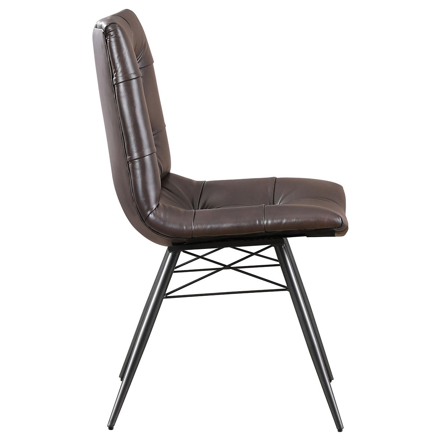 Coaster Furniture Aiken 107853 Upholstered Dining Side Chair - Brown IMAGE 8