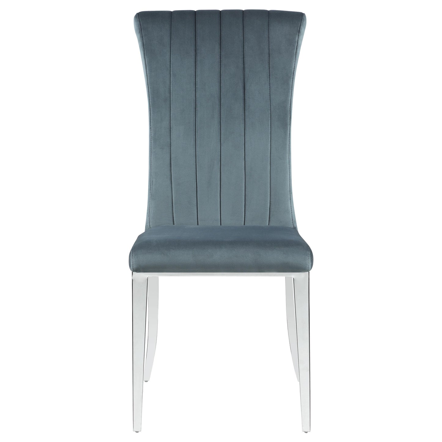 Coaster Furniture Beaufort 109452 Upholstered Dining Side Chair - Steel Grey IMAGE 2