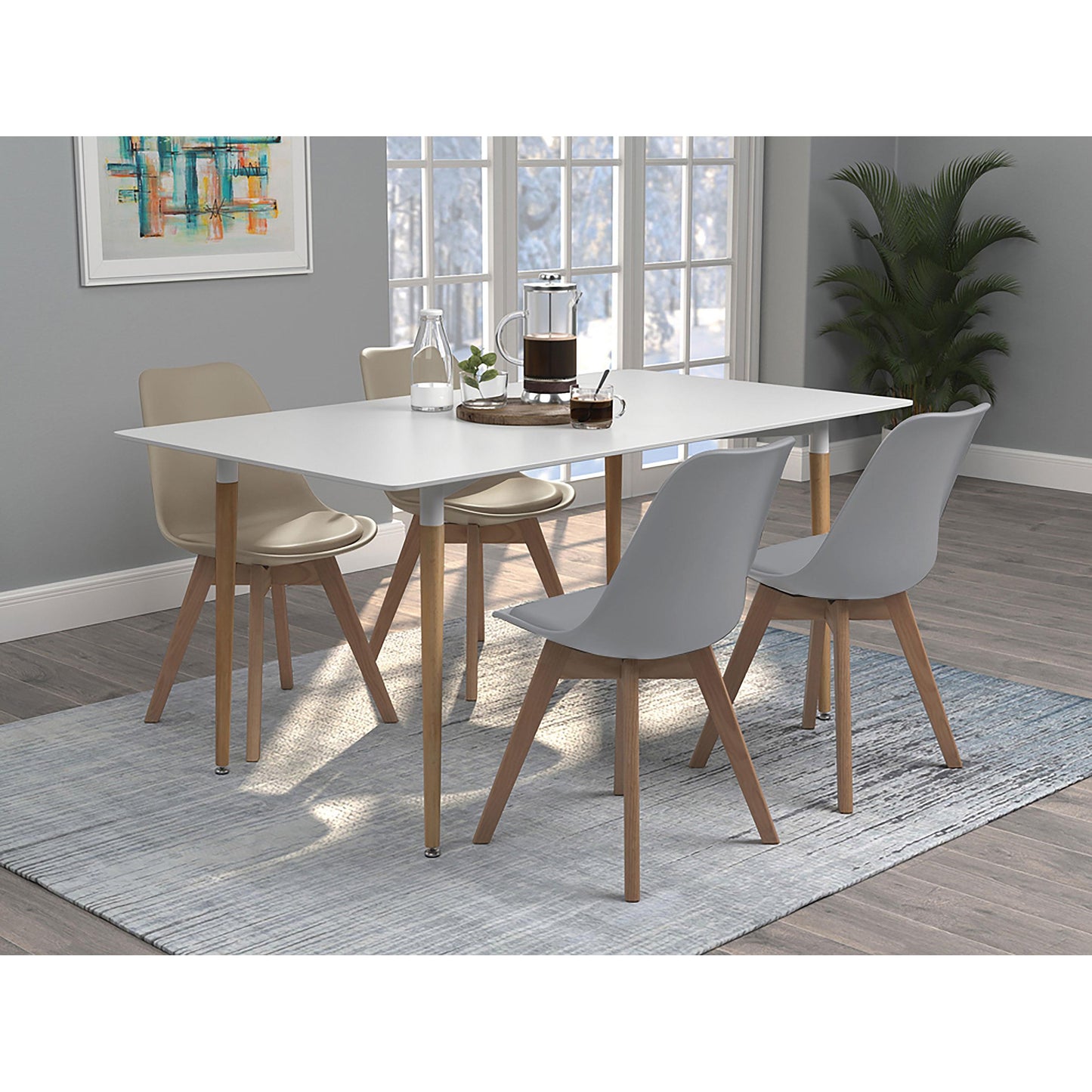 Coaster Furniture Caballo 110152 Polypropylene Dining Side Chair - Tan IMAGE 10