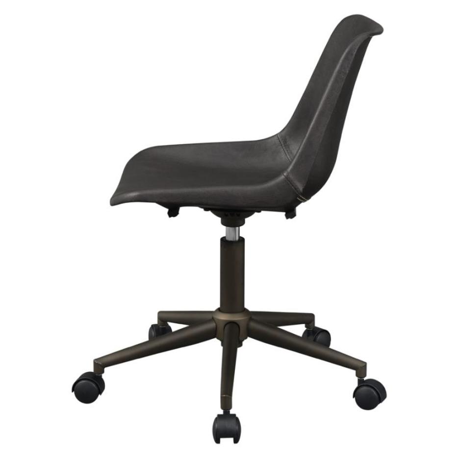 Coaster Furniture Carnell 803378 Upholstered Adjustable Home Office Desk Chair - Brown IMAGE 3