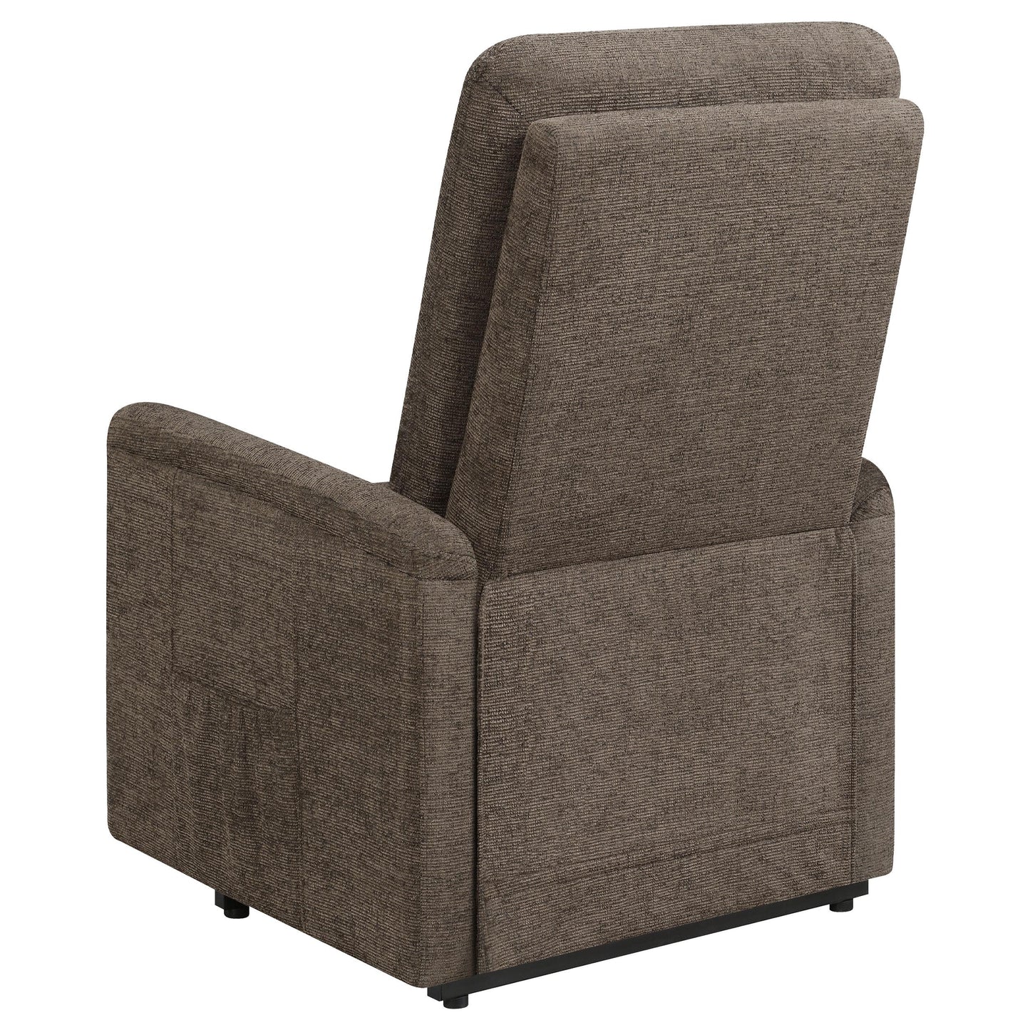 Coaster Furniture Henrietta 609404P Upholstered Power Lift Massage Chair - Brown IMAGE 7