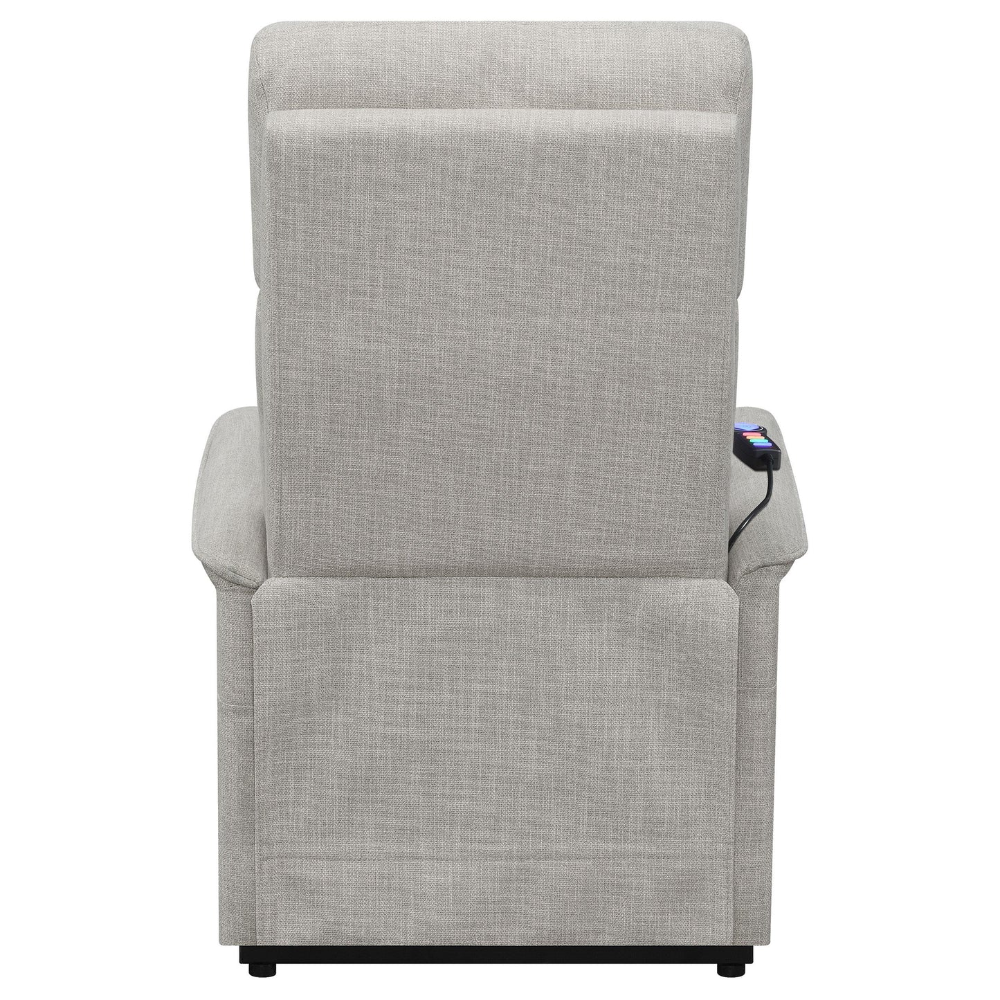 Coaster Furniture Herrera 609407P Upholstered Power Lift Massage Chair - Beige IMAGE 8