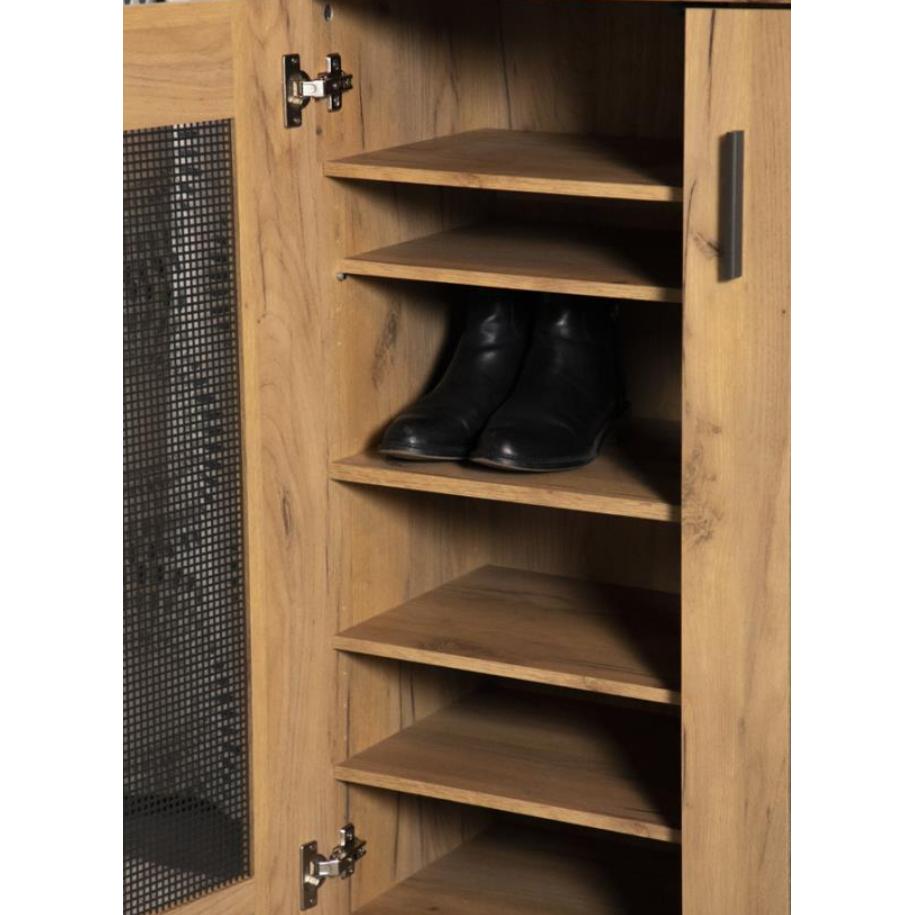 Coaster Furniture Bristol 951107 6-shelf Engineered Wood Shoe Cabinet - Golden Oak IMAGE 11