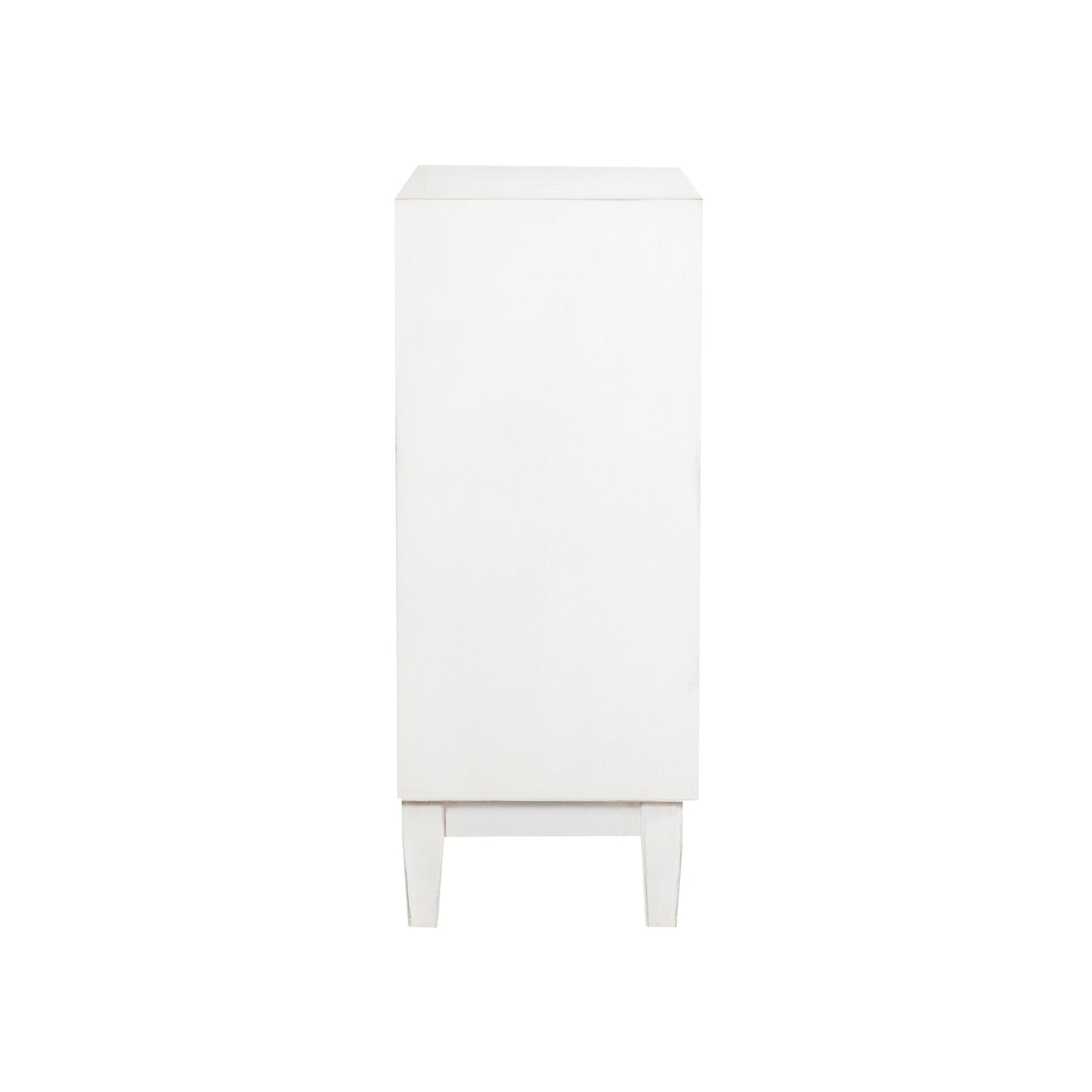Coaster Furniture Gambon 953401 2-door Wood Honeycomb Pattern Accent Cabinet - White IMAGE 3
