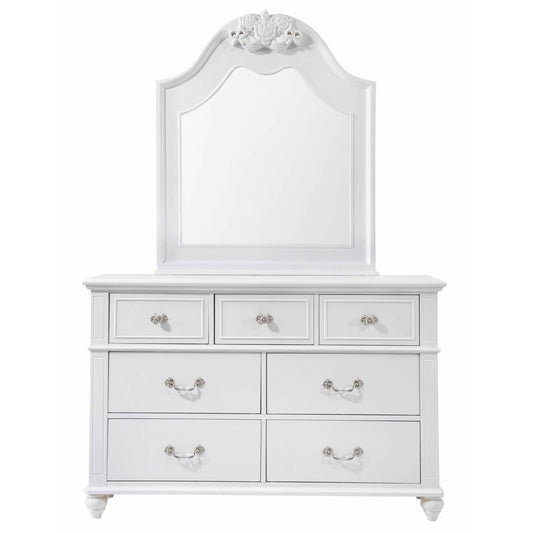 Elements International Alana AN700DRMR Dresser & Mirror Set IMAGE 1