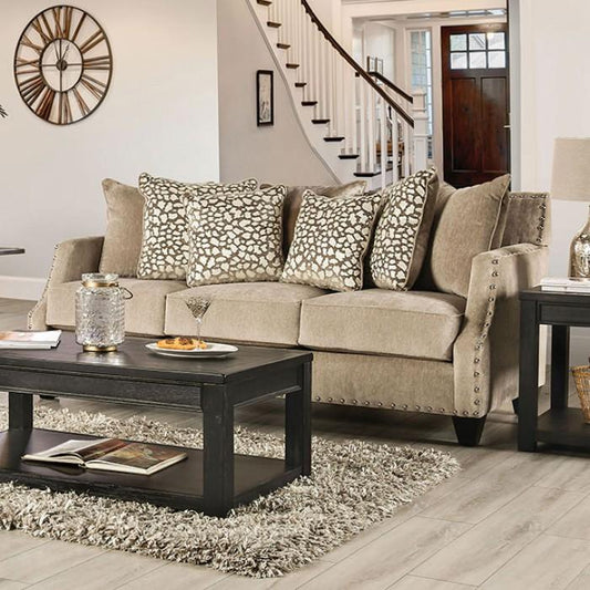 Furniture of America Hendon Stationary Fabric Sofa SM6226-SF IMAGE 1