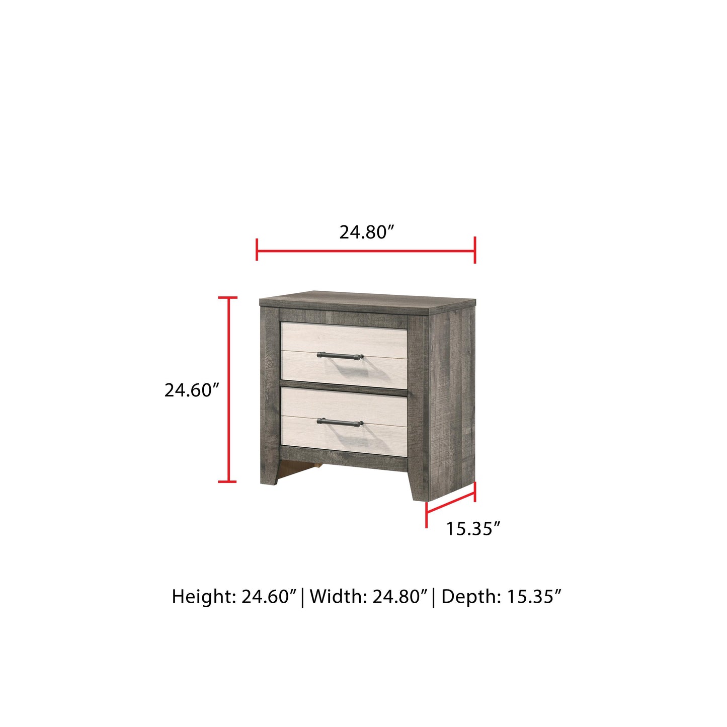 Crown Mark Rhett B8170-2 Nightstand IMAGE 3