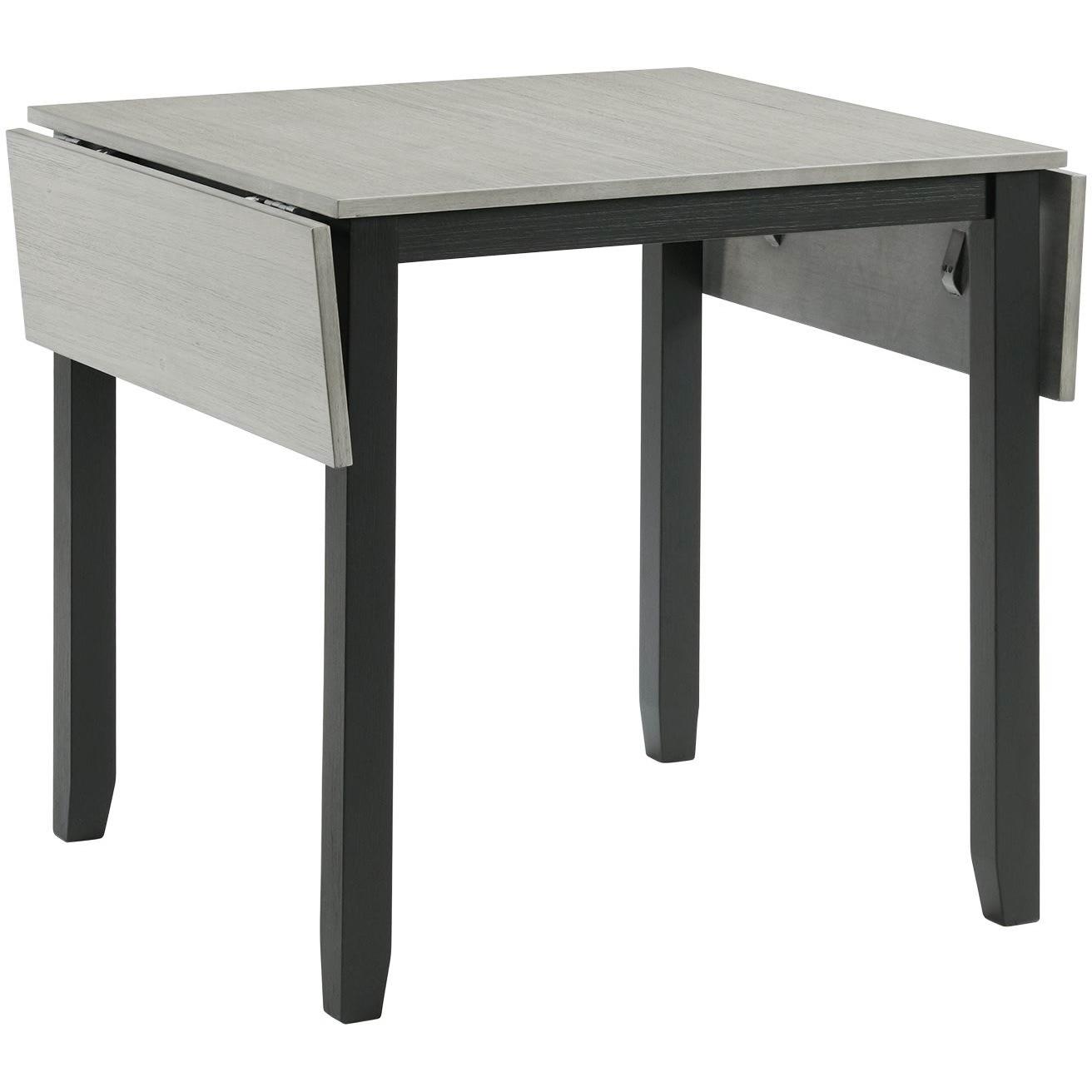 Elements International Martin DMT3003DLDS 3 pc Dinette - Grey/Black IMAGE 3