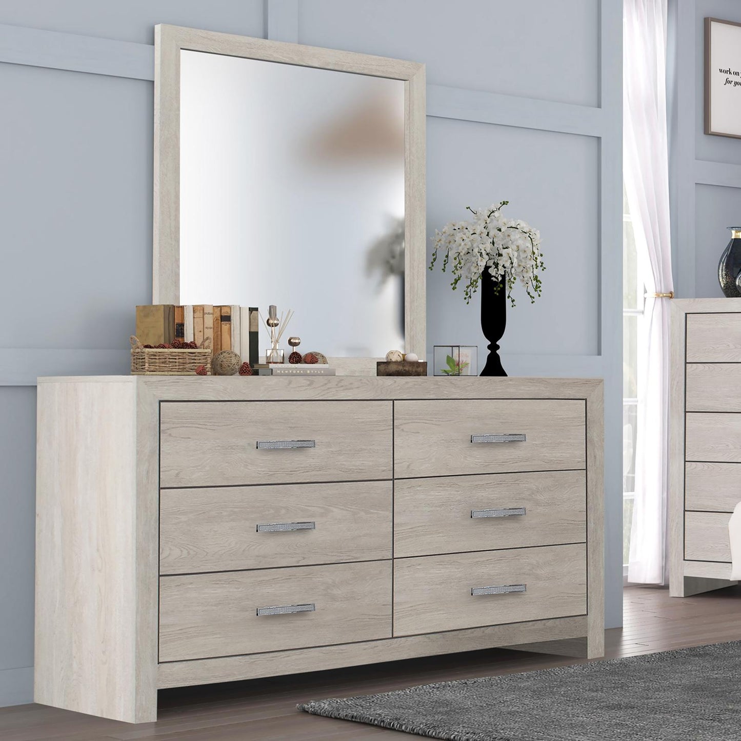 Crown Mark Jaylen B9270-11 Dresser Mirror IMAGE 2