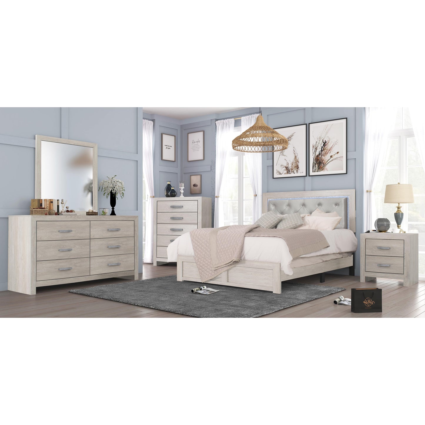 Crown Mark Jaylen B9270-2 Nightstand IMAGE 2