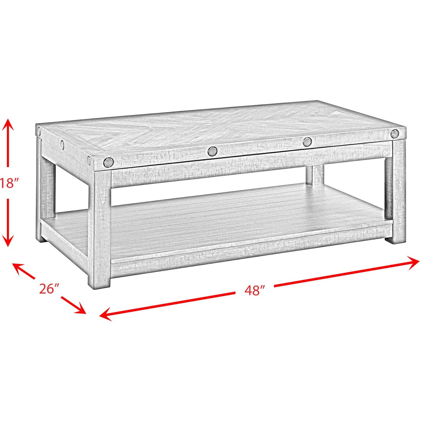 Elements International Colorado TCO100CTLT Coffee Table w/Lift Top IMAGE 7