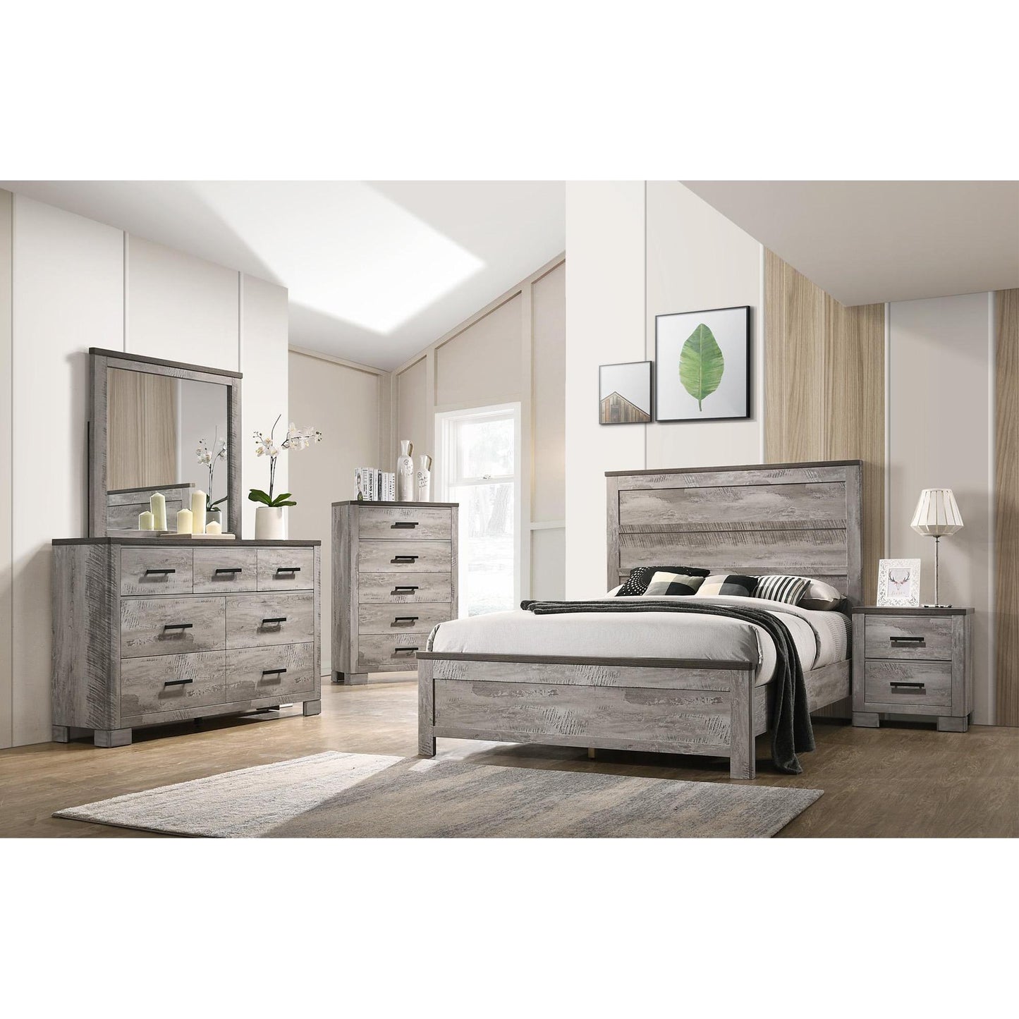 Elements International Millers Cove MC300TB Twin Panel Bed IMAGE 7