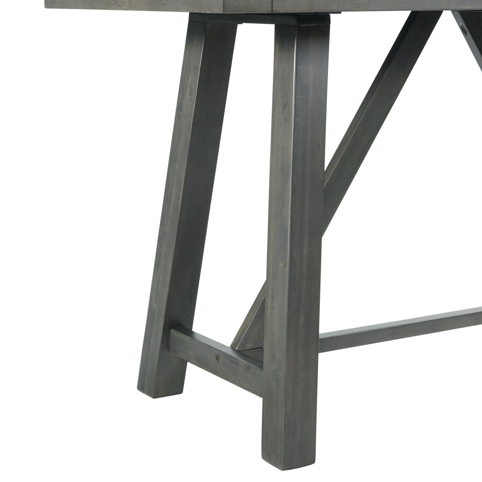 Elements International Renegade DRN3006CS 6 pc Counter Height Dining Set - Grey IMAGE 11
