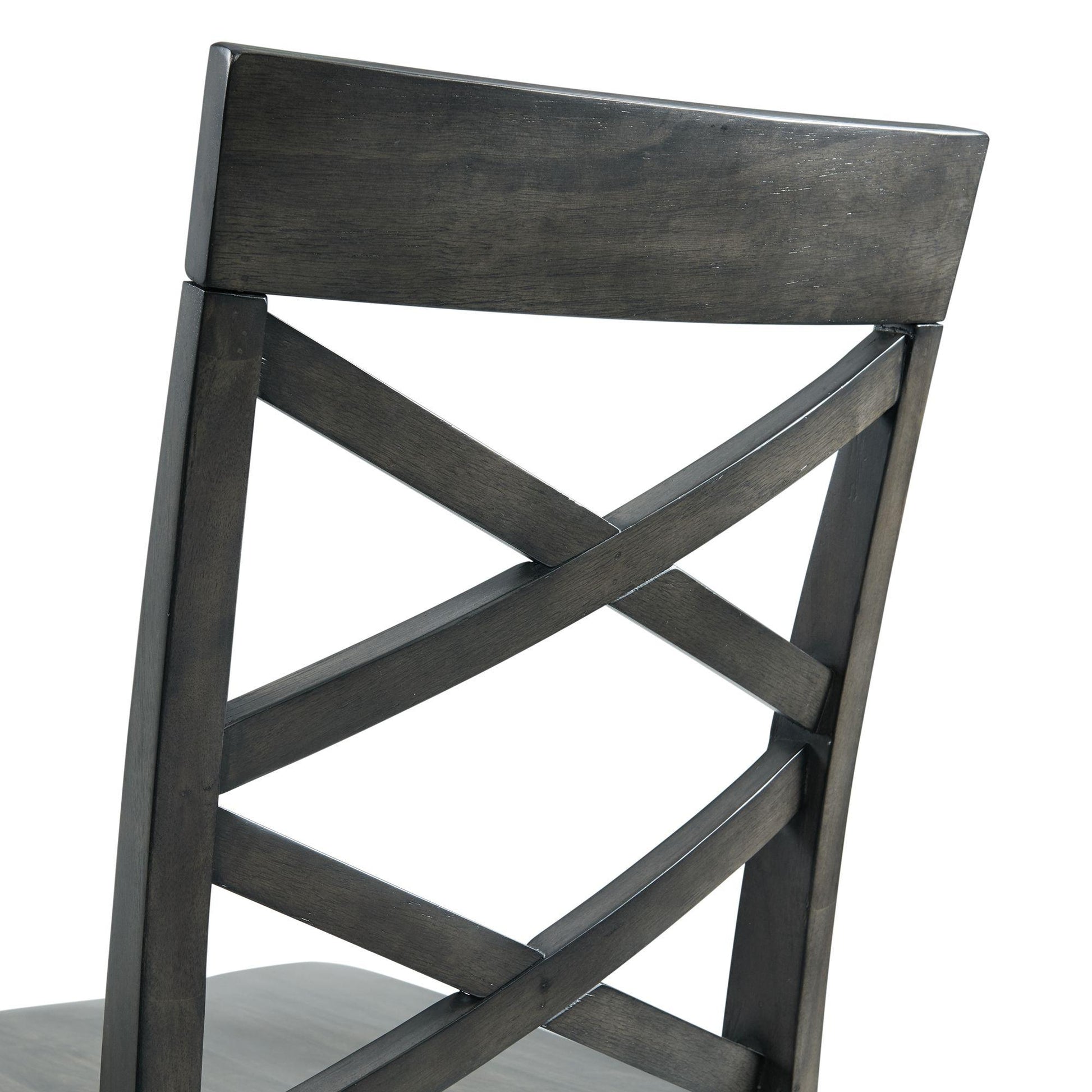 Elements International Renegade DRN3006CS 6 pc Counter Height Dining Set - Grey IMAGE 13