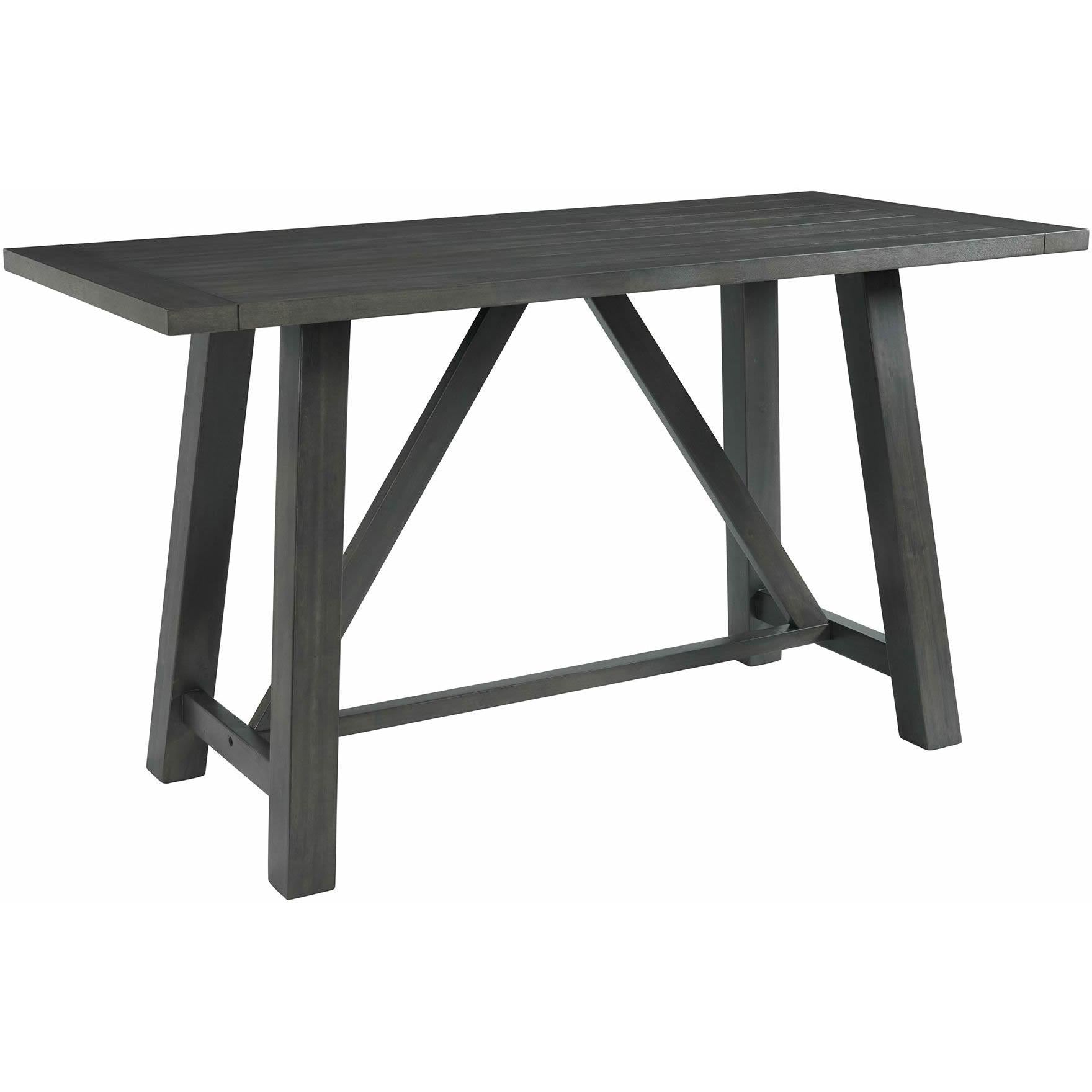 Elements International Renegade DRN3006CS 6 pc Counter Height Dining Set - Grey IMAGE 2