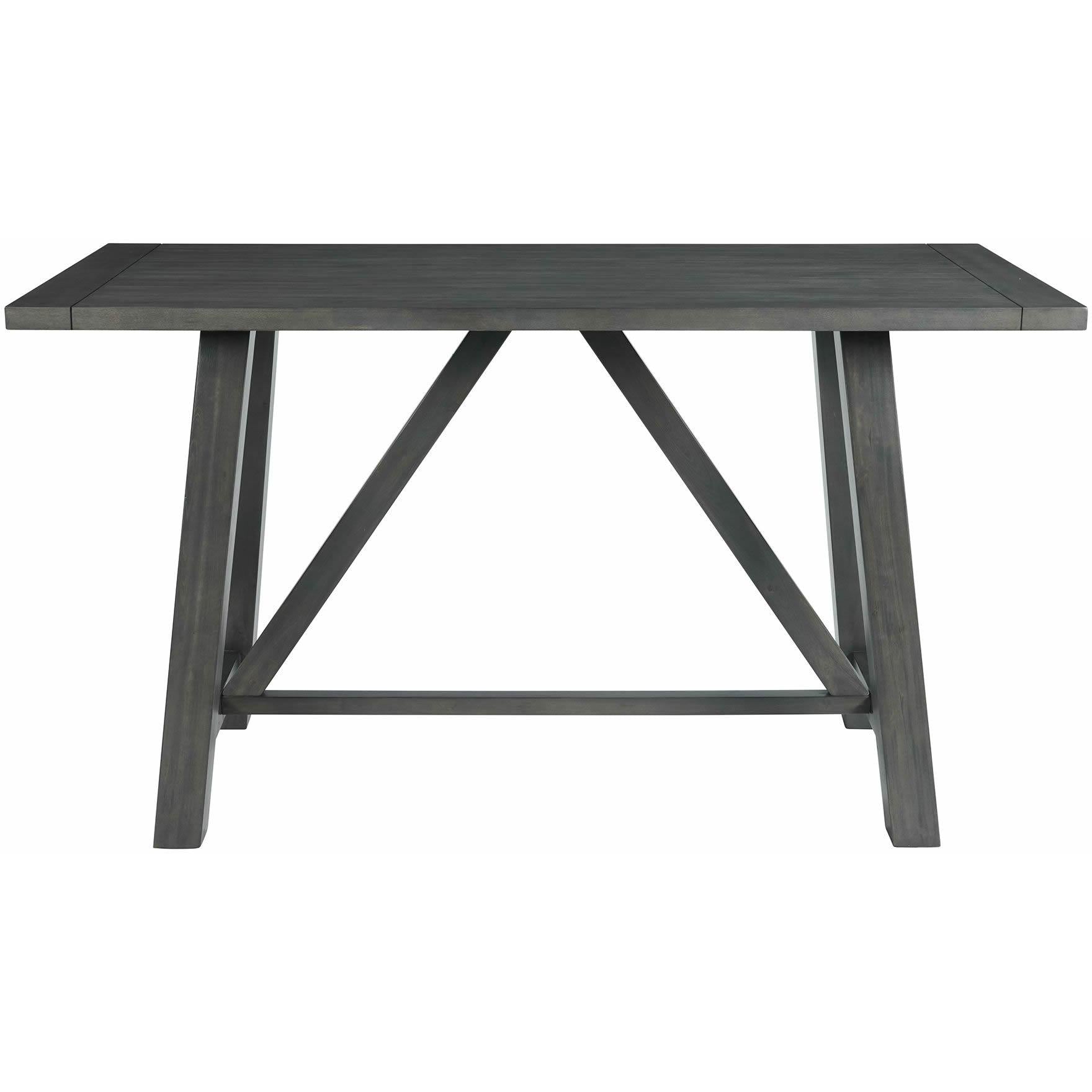 Elements International Renegade DRN3006CS 6 pc Counter Height Dining Set - Grey IMAGE 3