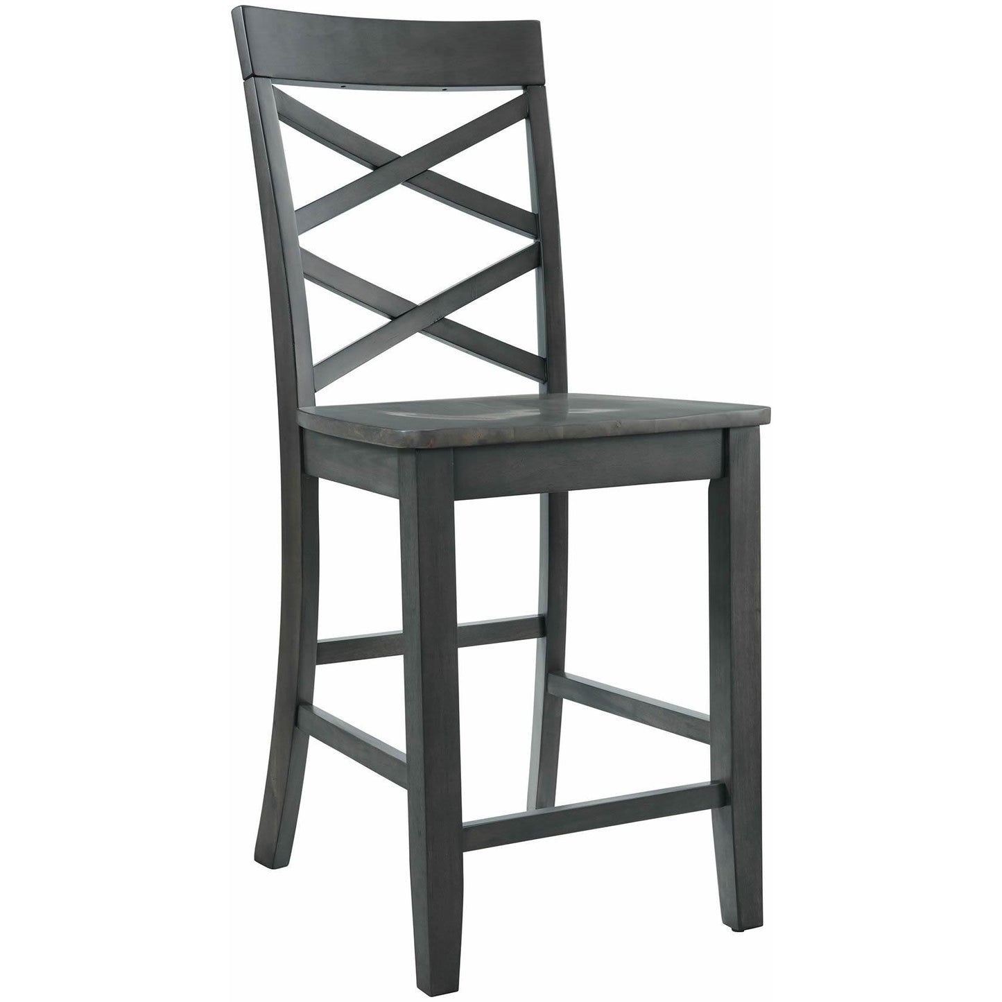 Elements International Renegade DRN3006CS 6 pc Counter Height Dining Set - Grey IMAGE 4