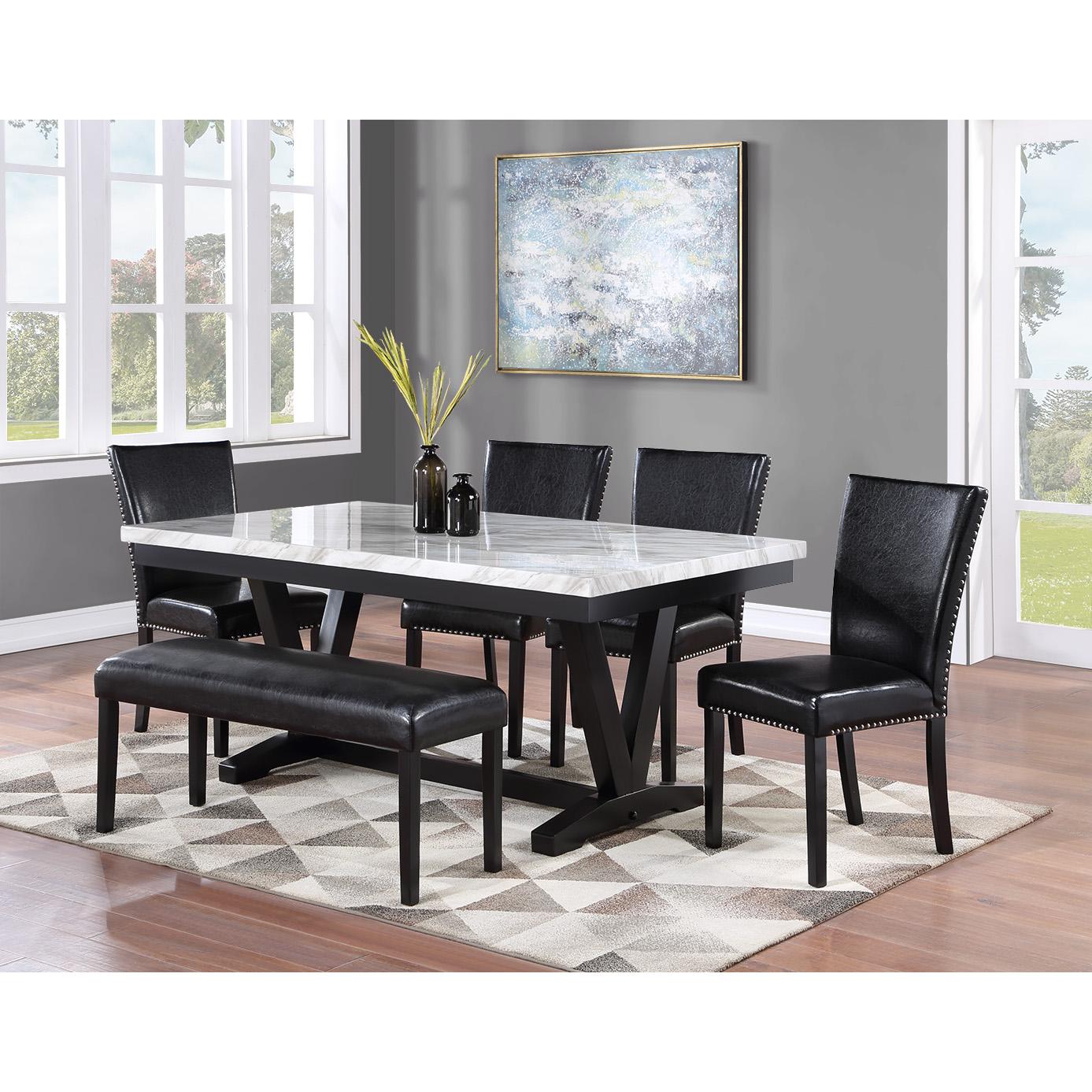 Crown Mark Tanner 2222T-4272-WH Dining Table IMAGE 2