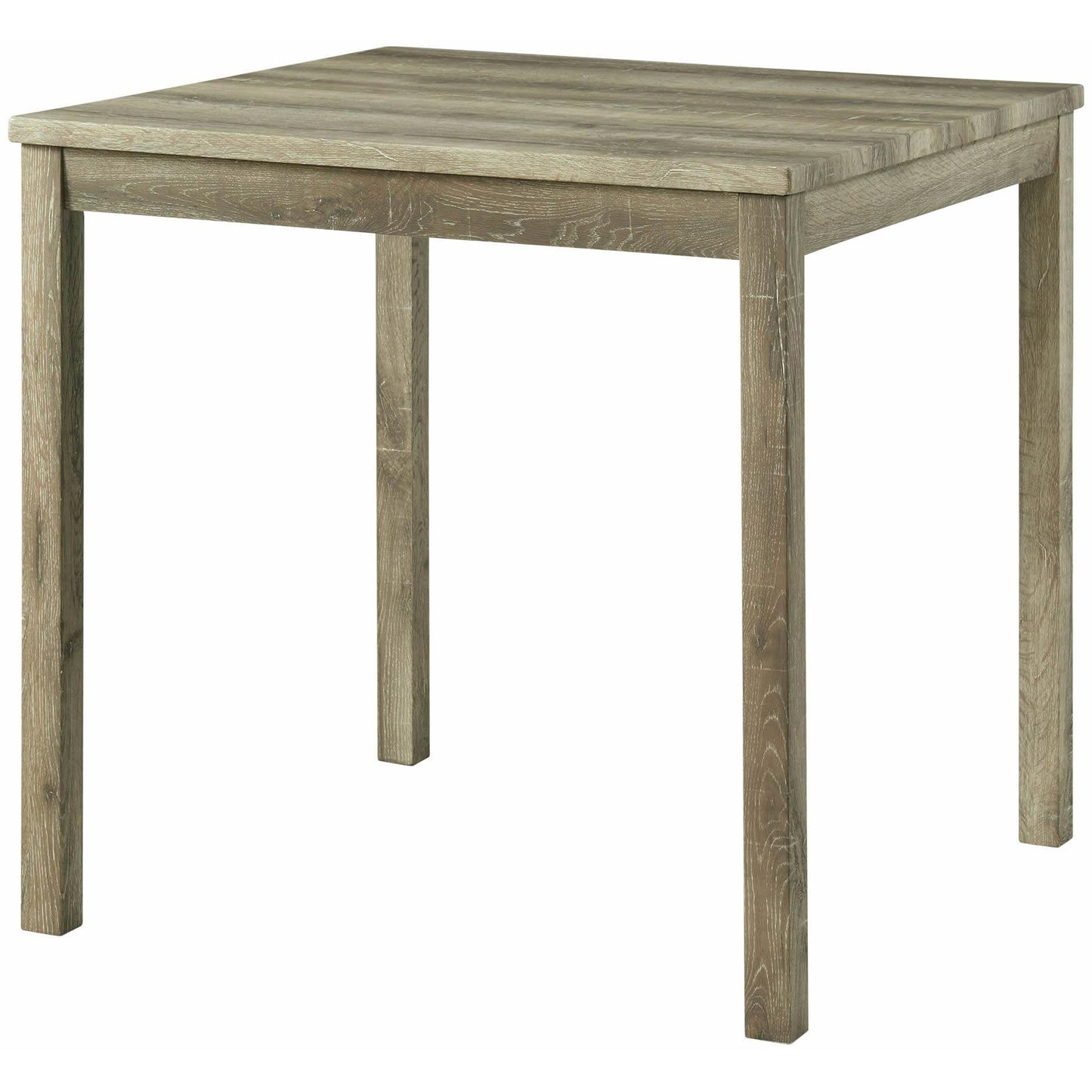Elements International Oak Lawn 5PC Counter Height Dining Set- Natural Finish IMAGE 2