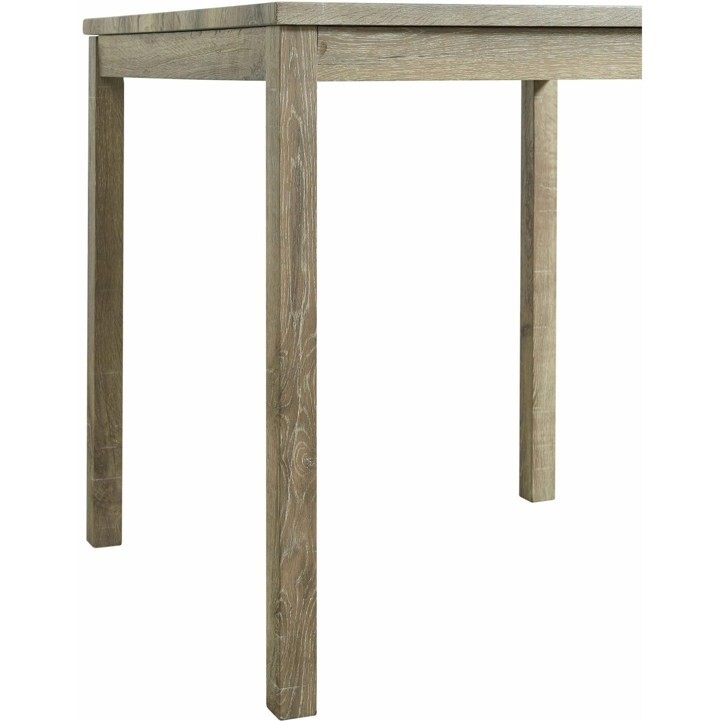 Elements International Oak Lawn 5PC Counter Height Dining Set- Natural Finish IMAGE 5