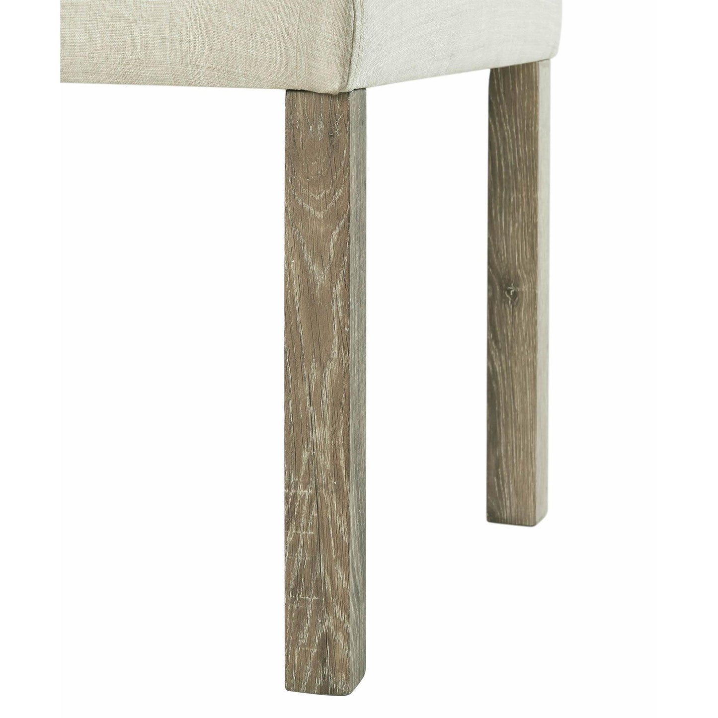 Elements International Oak Lawn Upholstered Side Chair Set IMAGE 6