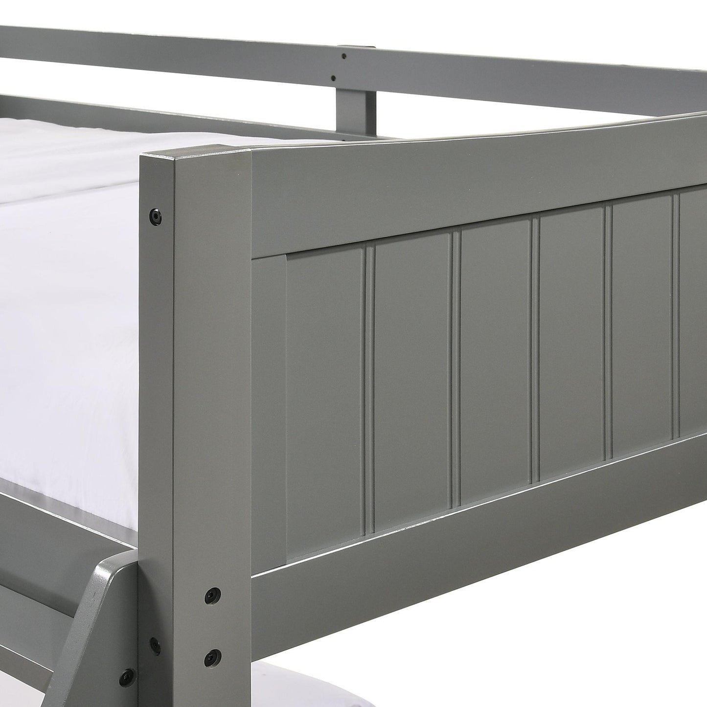 Elements International Sami Twin Over Twin Bunk Grey IMAGE 4