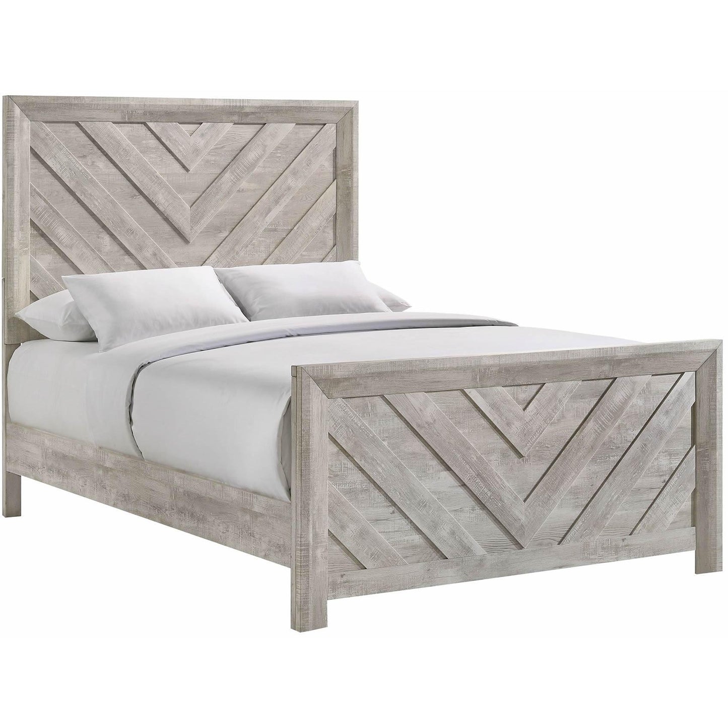 Elements International Ellen EL700FB Full Bed - White IMAGE 1