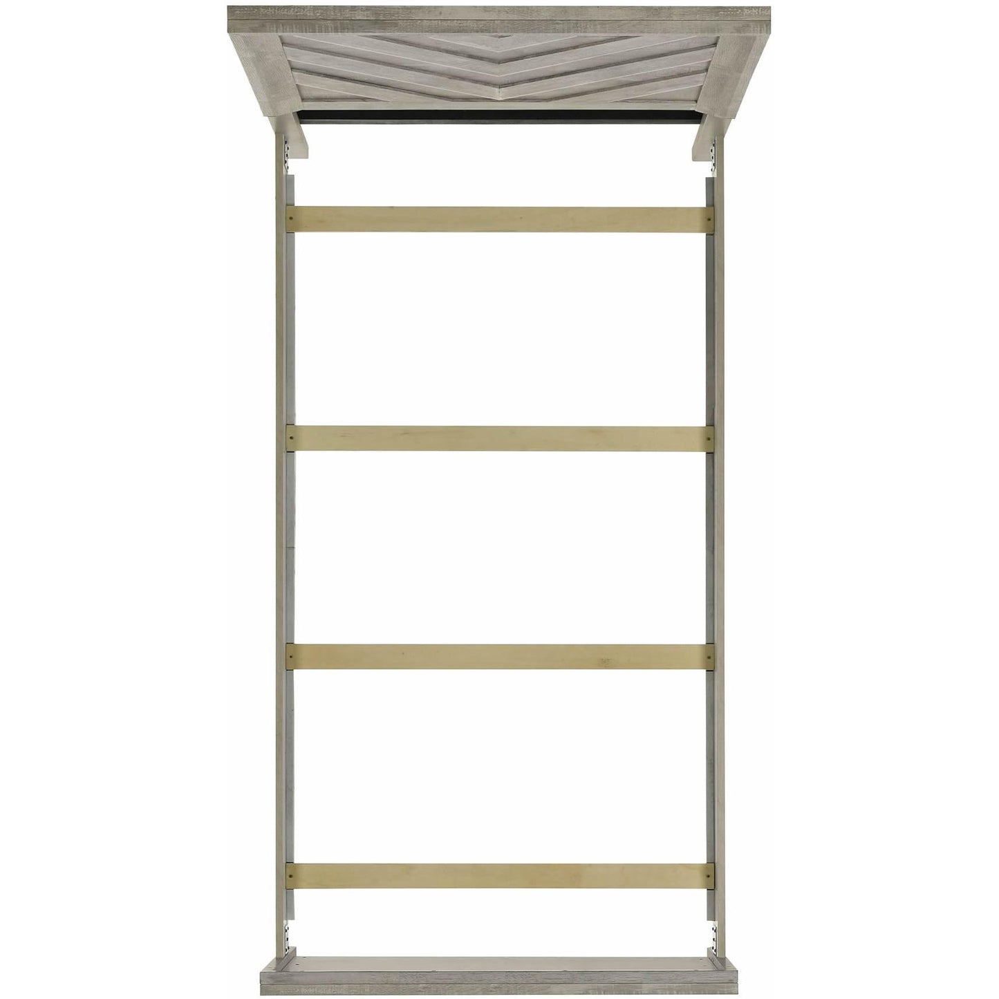 Elements International Ellen EL700TB Twin Bed - White IMAGE 4