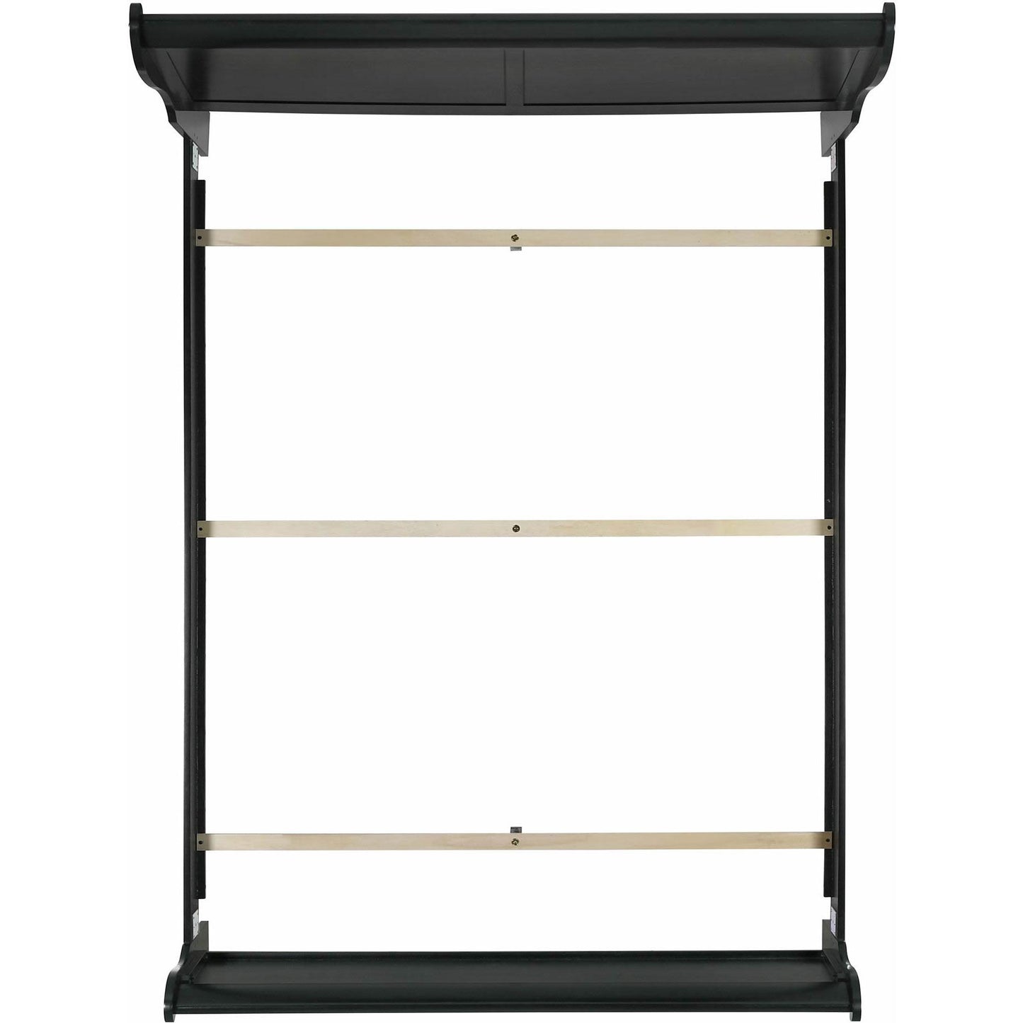 Elements International Louis Philippe Queen Panel Bed in Black IMAGE 4