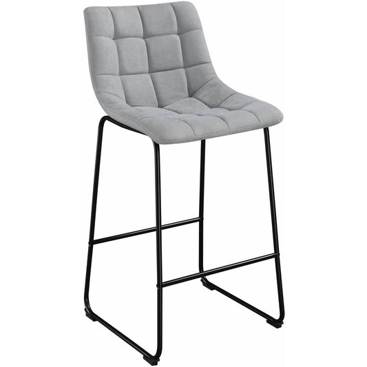 Elements International Seth (QSD6099-5B) 30" Linen Grey Bar Stool IMAGE 1