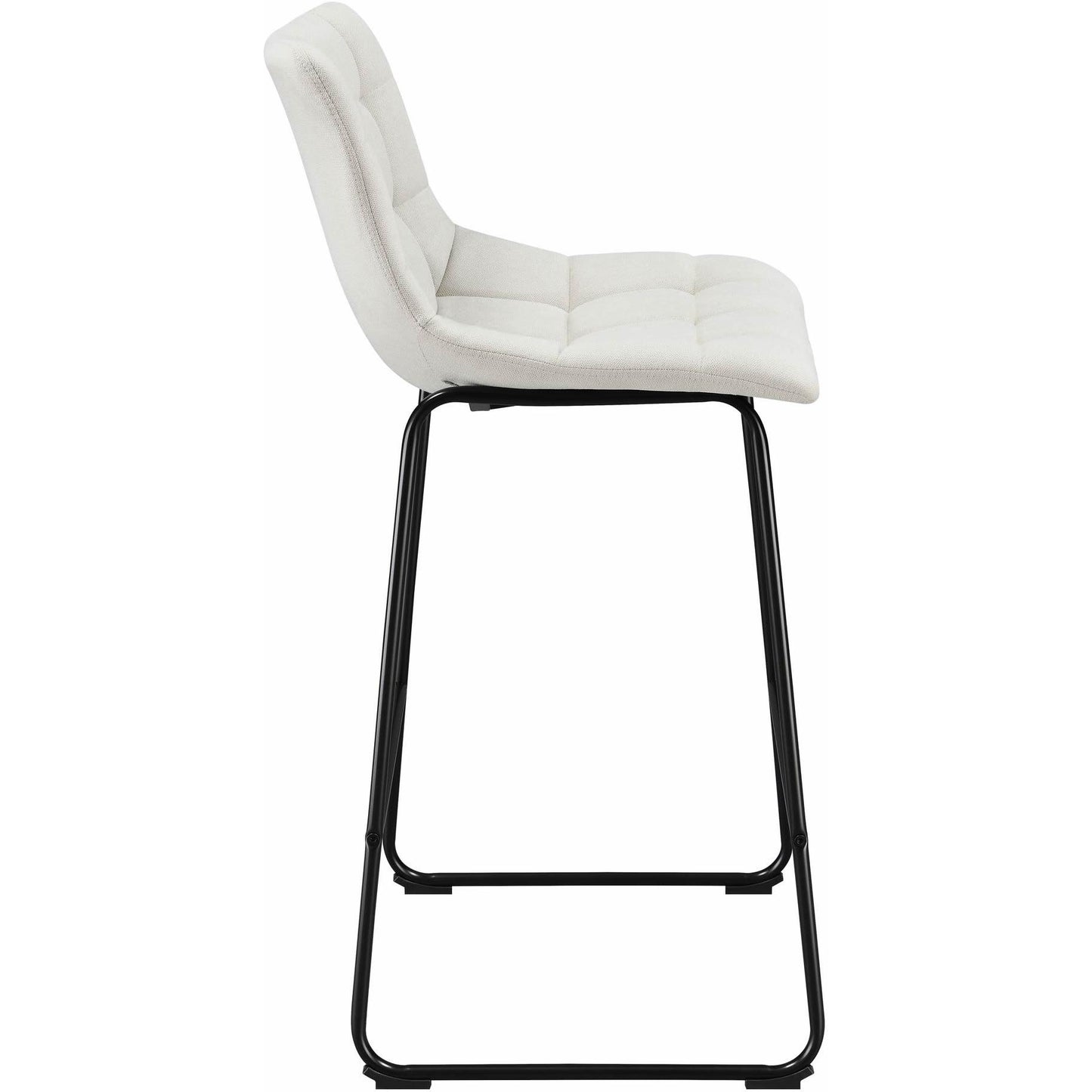 Elements International Seth (QSD6099-5B) 30" Linen White Bar Stool IMAGE 3