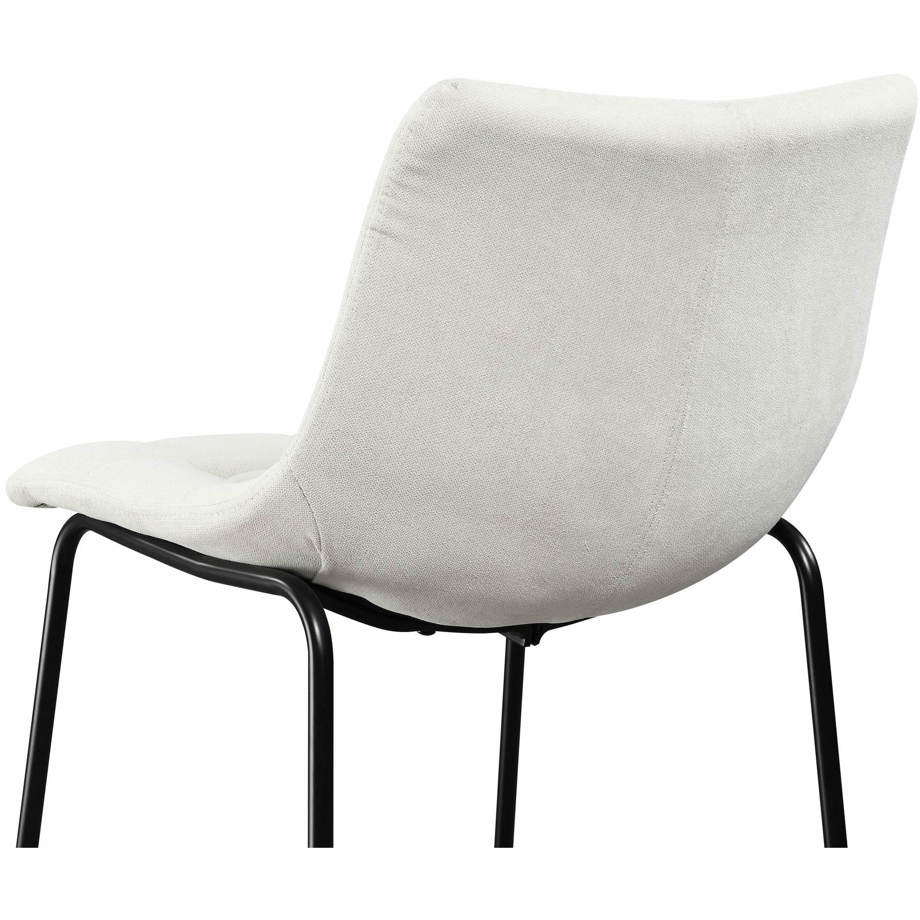 Elements International Seth (QSD6099-5B) 30" Linen White Bar Stool IMAGE 6