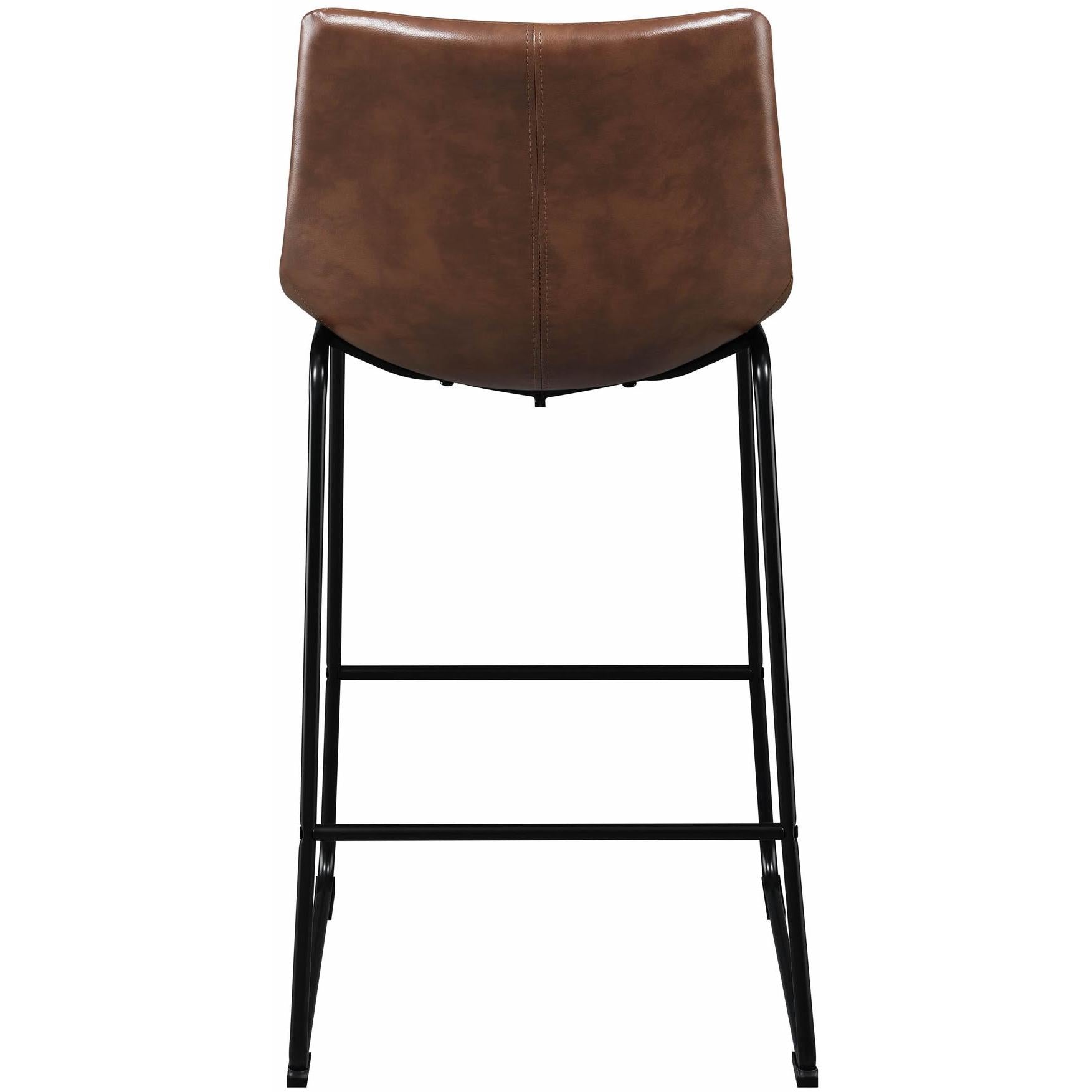 Elements International Seth (QSD6099-5B) 30" Distressed Cappuccino Bar Stool IMAGE 4