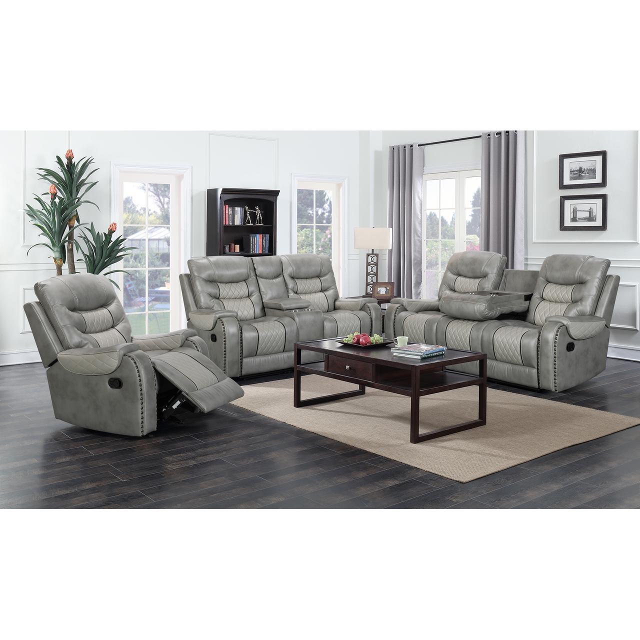 Generation Trade Starwood 691021 Loveseat - Grey IMAGE 3