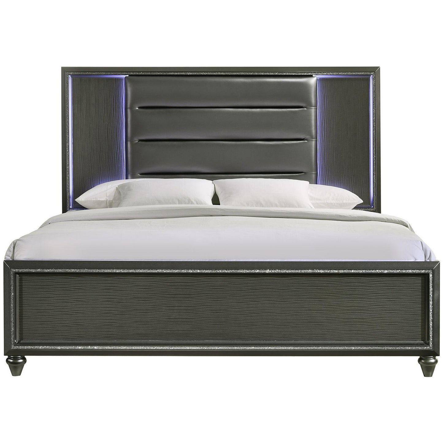 Elements International Moonstone MN600QB Queen Panel Bed IMAGE 2