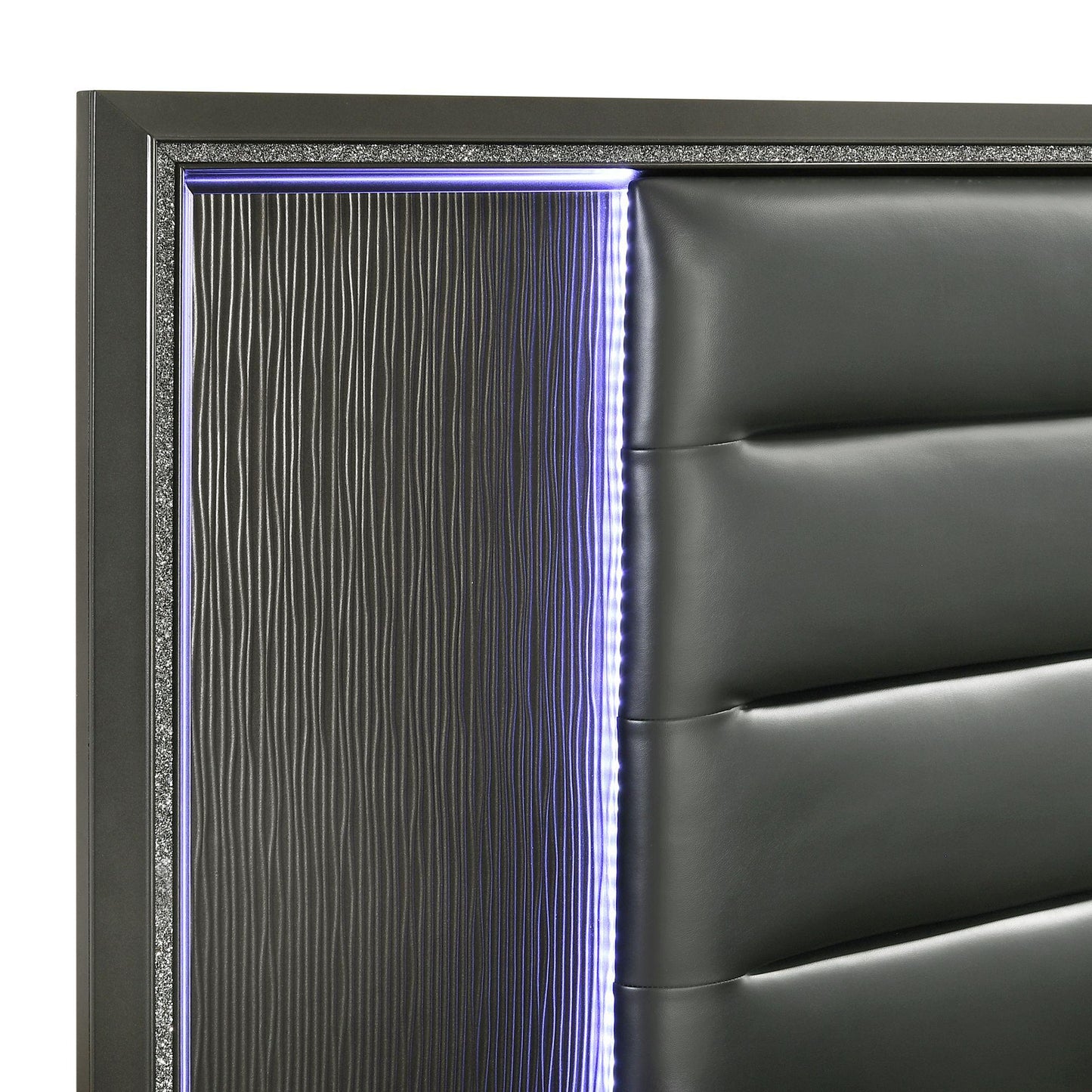 Elements International Moonstone MN600QB Queen Panel Bed IMAGE 5