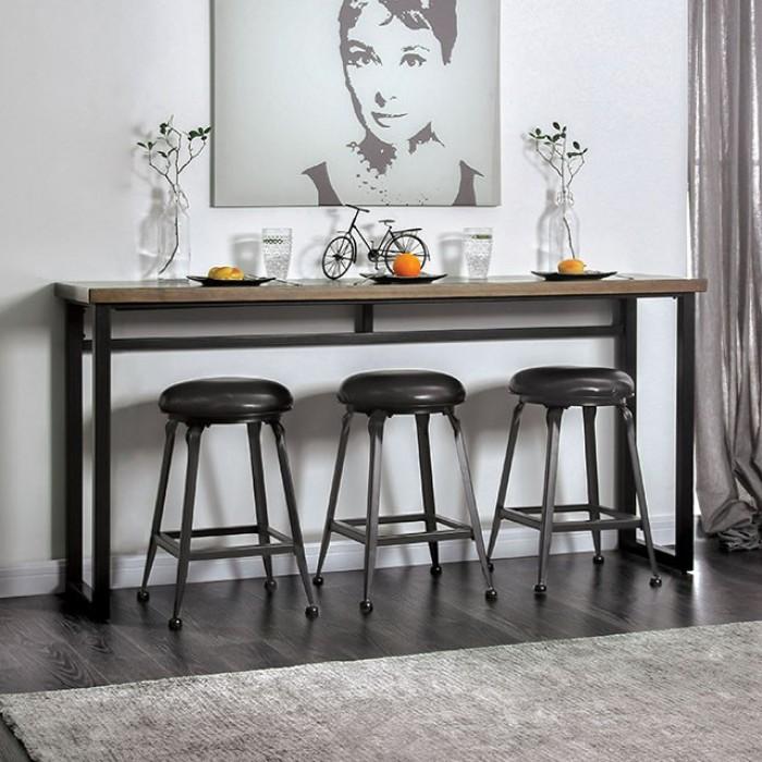 Furniture of America Mullins 4 pc Counter Height Dinette CM3392PT-4PK IMAGE 1