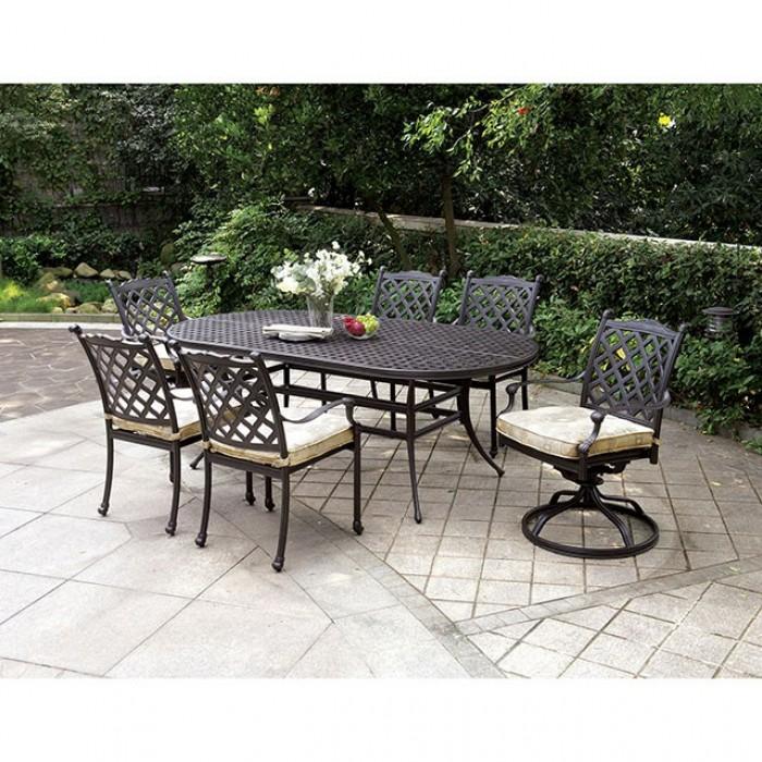 Furniture of America Outdoor Seating Dining Chairs CM-OT2303-RC-2PK IMAGE 3