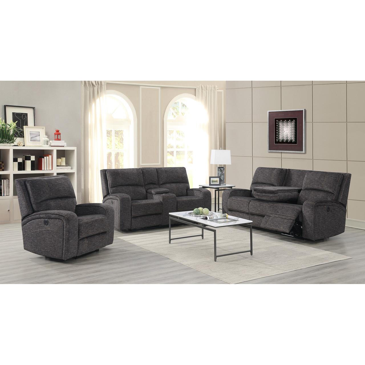 Generation Trade Solaris 604022 Fabric- Recliner - Grey IMAGE 2