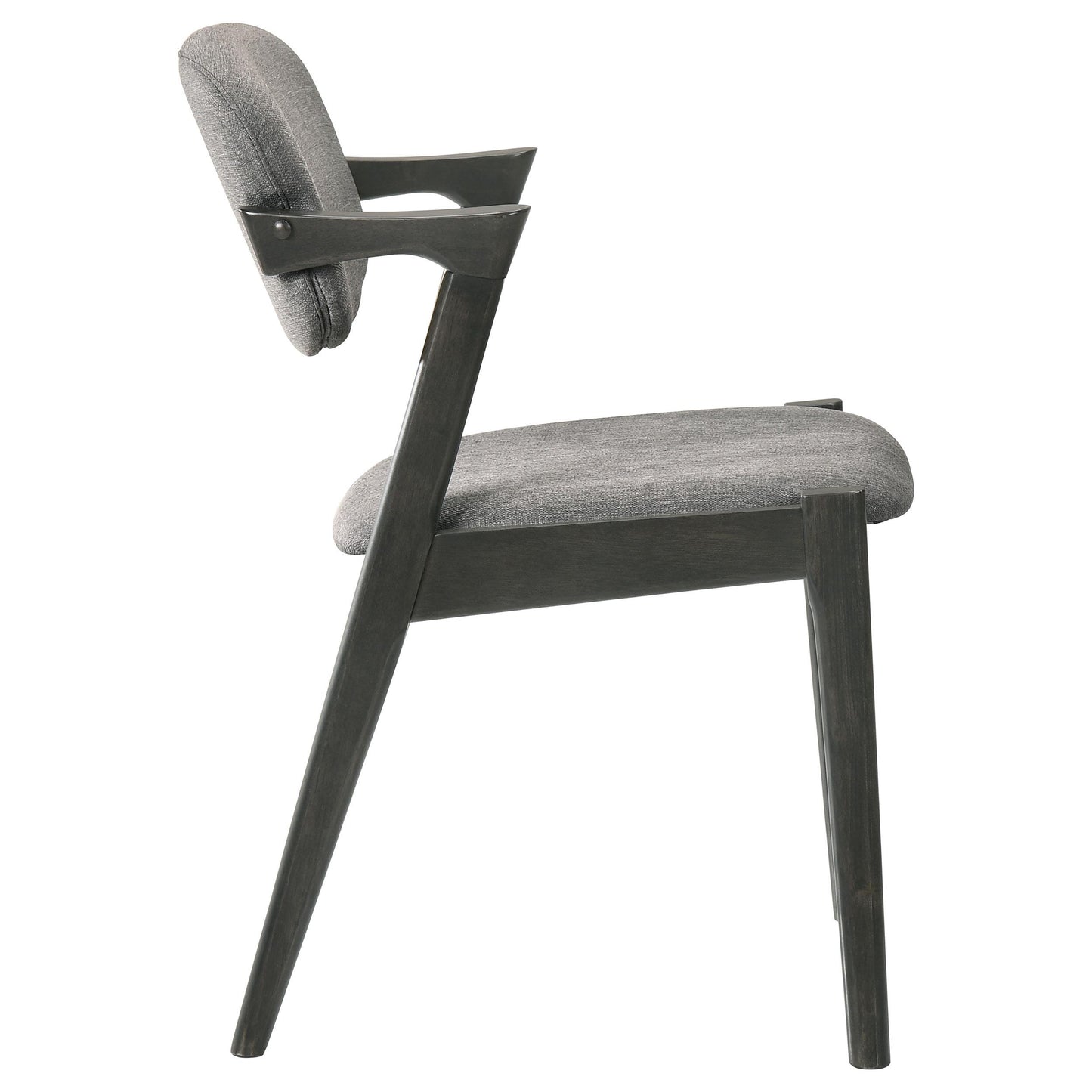 Coaster Furniture Stevie 115112 Padded Wood Dining Arm Chair - Black IMAGE 7