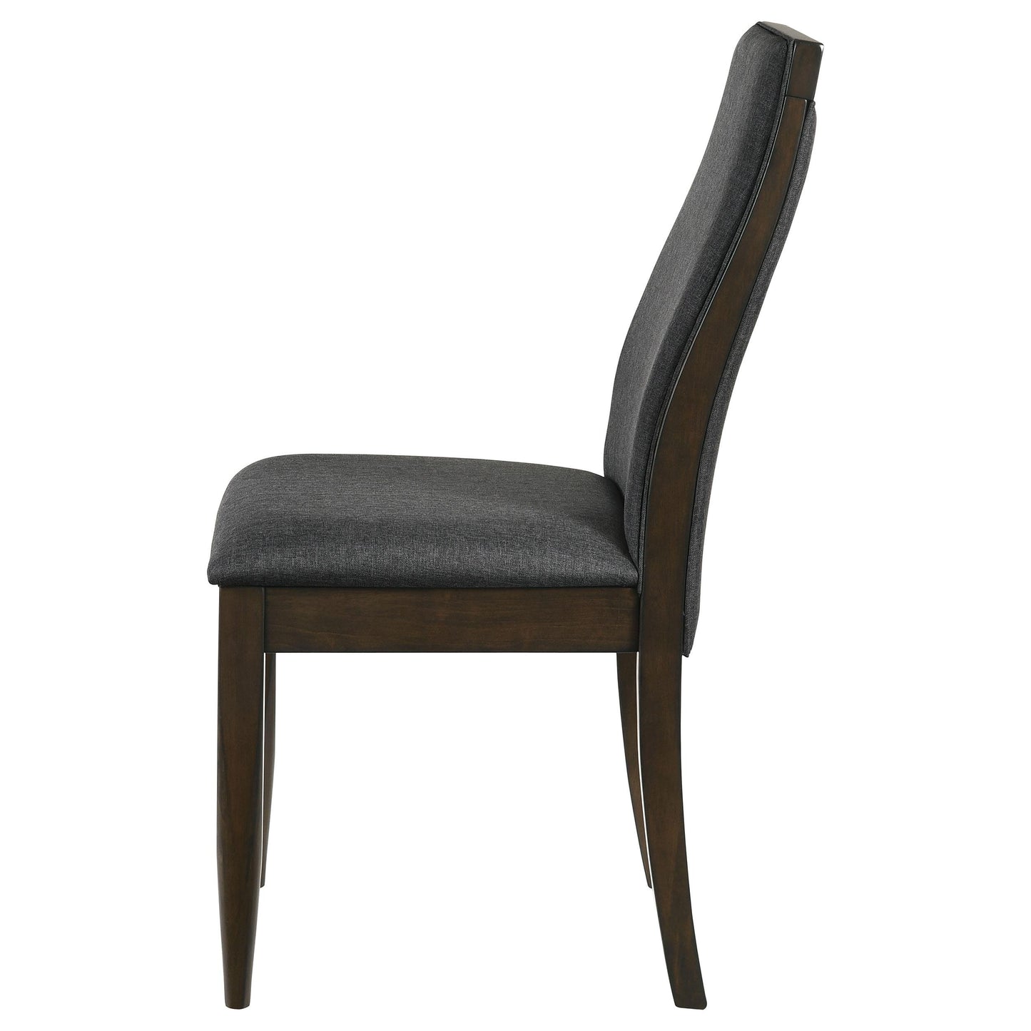 Coaster Furniture Wes 115272 Upholstered Dining Side Chair - Dark Walnut IMAGE 4