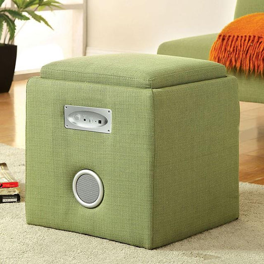 Furniture of America Rythmo CM-AC122GR Speaker Ottoman IMAGE 1