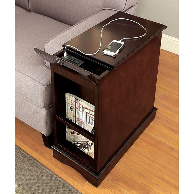 Furniture of America Lilith CM-AC171CH Side Table IMAGE 2