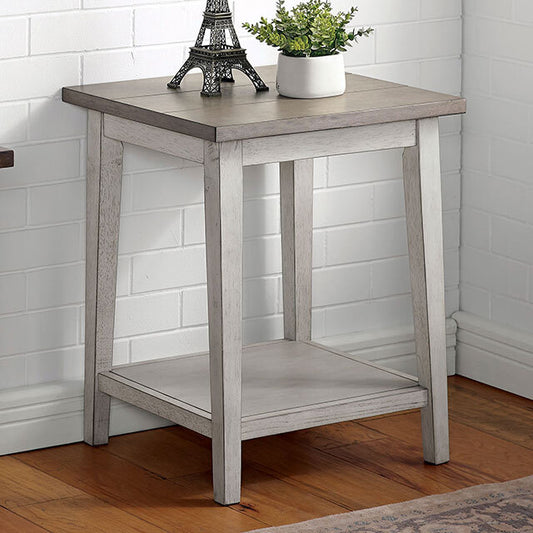 Furniture of America Banjar End Table CM-AC361GY IMAGE 1