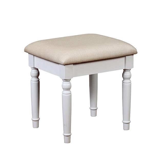 Furniture of America Tracy CM-DK6162WH Vanity w/ Stool IMAGE 3
