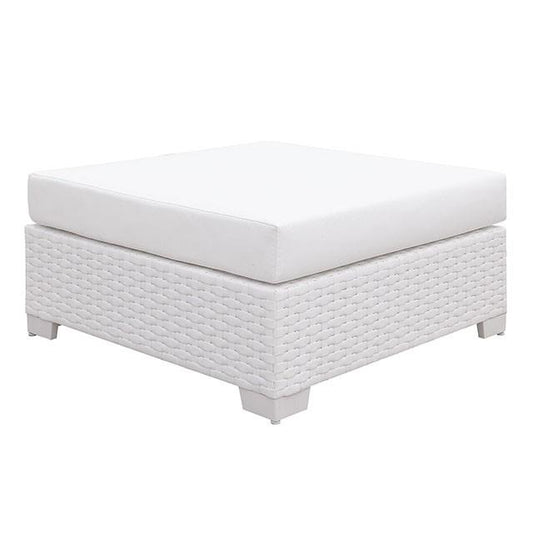 Furniture of America Somani CM-OS2128WH-F Ottoman IMAGE 1