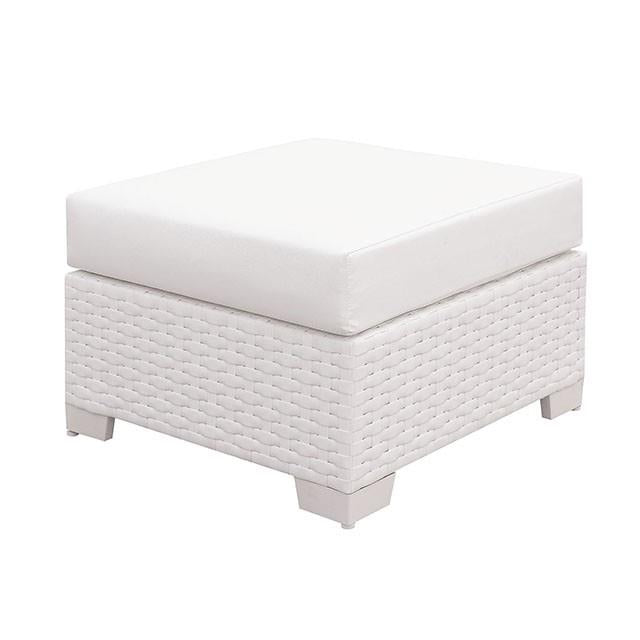 Furniture of America Somani CM-OS2128WH-N Small Ottoman IMAGE 1
